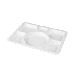 Plastport 46010115 Tabldot self servis polikarbon Hint modeli-6 gözlü 10 Adet Plastport 46010115 Tabldot self servis polikarbon Hint modeli-6 gözlü 10 Adet