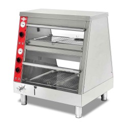 Empero EMP.PLC-D-GN21 Elektrikli Isıtmalı Teşhir Ünitesi 2 Katlı 80x69x93 cm