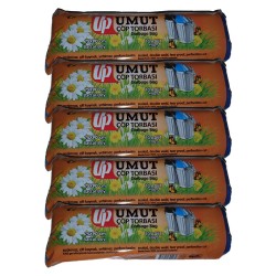 Umut 75x90 cm Battal Boy, 10 adet, 5 Rulo Çöp Torbası Umut 75x90 cm Battal Boy, 10 adet, 5 Rulo Çöp Torbası