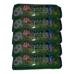 Umut Jumbo J250, 80x110 cm 90 litre, 10 adet, 5 Rulo Çöp Torbası Umut Jumbo J250, 80x110 cm 90 litre, 10 adet, 5 Rulo Çöp Torbası