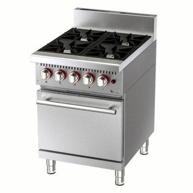 Vital  GKF8020 VITAL 900 SERİES GKF8020 4 BRÜLÖRLÜ GAZLI FIRINLI KUZİNE