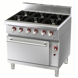 Vital  GKF8030 VITAL 900 SERİES GKF8030 4 BRÜLÖRLÜ GAZLI FIRINLI KUZİNE