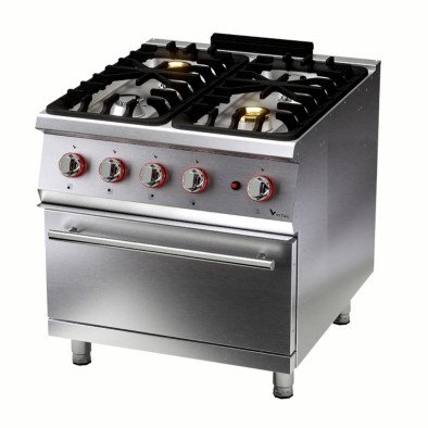 Vital  GKF9021 VITAL 900 SERİES GKF9021 4 BRÜLÖRLÜ GAZLI FIRINLI KUZİNE