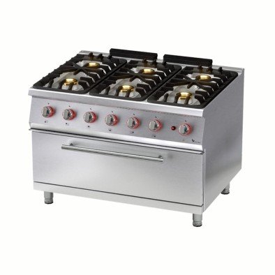 Vital  GKF9030M VITAL 900 SERİES GKF9030M 6 BRÜLÖRLÜ GAZLI BÜYÜK FIRINLI KUZİNE