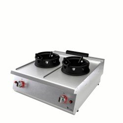 Vital  GKW9020 VITAL 900 SERİES GKW9020 2 BRÜLÖRLÜ GAZLI WOK OCAK