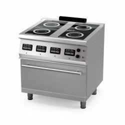 Vital  IKF7020 VITAL IKF7020 4 BÖLMELİ İNDÜKSİYON ELEKTRİKLİ FIRINLI OCAK