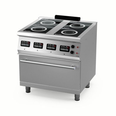 Vital  IKF7020 VITAL IKF7020 4 BÖLMELİ İNDÜKSİYON ELEKTRİKLİ FIRINLI OCAK