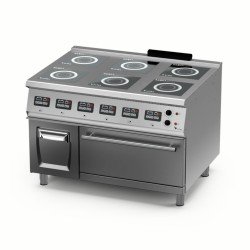 Vital  IKF9030 VITAL IKF9030 6 BÖLMELİ İNDÜKSİYON ELEKTRİKLİ FIRINLI OCAK