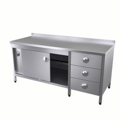 Vital VCT-DG-147 Çalışma Tezgahı Dolaplı Grup Çekmeceli Vital VCT-DG-147 Çalışma Tezgahı Dolaplı Grup Çekmeceli