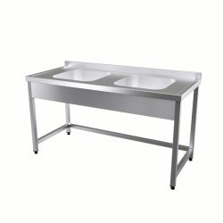 Vital  VCT-EC-126 Çalışma Tezgahı Çift Evyeli