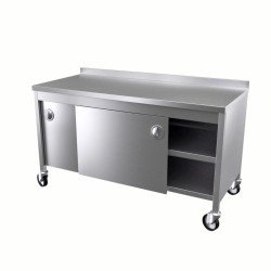 Vital  VCT-HDA-146 Çalışma Tezgahı Hareketli Dolaplı Ara Raflı