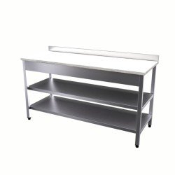 Vital  VCT-MA-128 Çalışma Tezgahı Mermer Tablalı Taban ve Ara Raflı