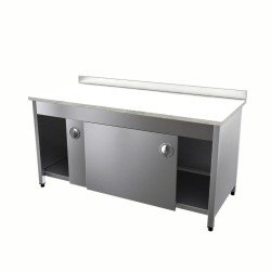 Vital  VCT-MD-148 Çalışma Tezgahı Mermer Tablalı Dolaplı