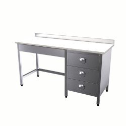 Vital  VCT-MG-148 Çalışma Tezgahı Mermer Tablalı Grup Çekmeceli