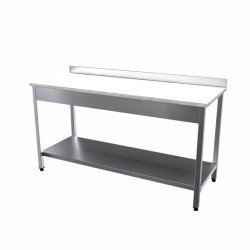 Vital  VCT-MT-147 Çalışma Tezgahı Mermer Tablalı Taban Raflı
