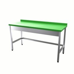 Vital  VCT-P-96 Çalışma Tezgahı Polietilen Tablalı