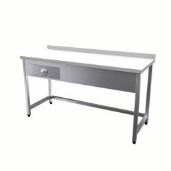 Vital VCT-PC-166 Çalışma Tezgahı Polietilen Tablalı Çekmeceli Vital VCT-PC-166 Çalışma Tezgahı Polietilen Tablalı Çekmeceli