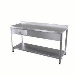 Vital  VCT-TC-196 Çalışma Tezgahı Taban Raflı Çekmeceli